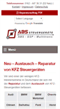 Mobile Screenshot of abs-steuergeraete.de